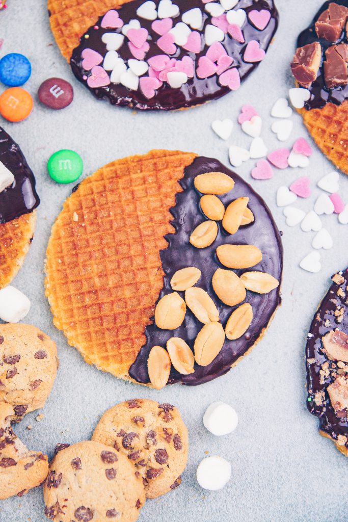 Dutch Stroopwafels with Toppings