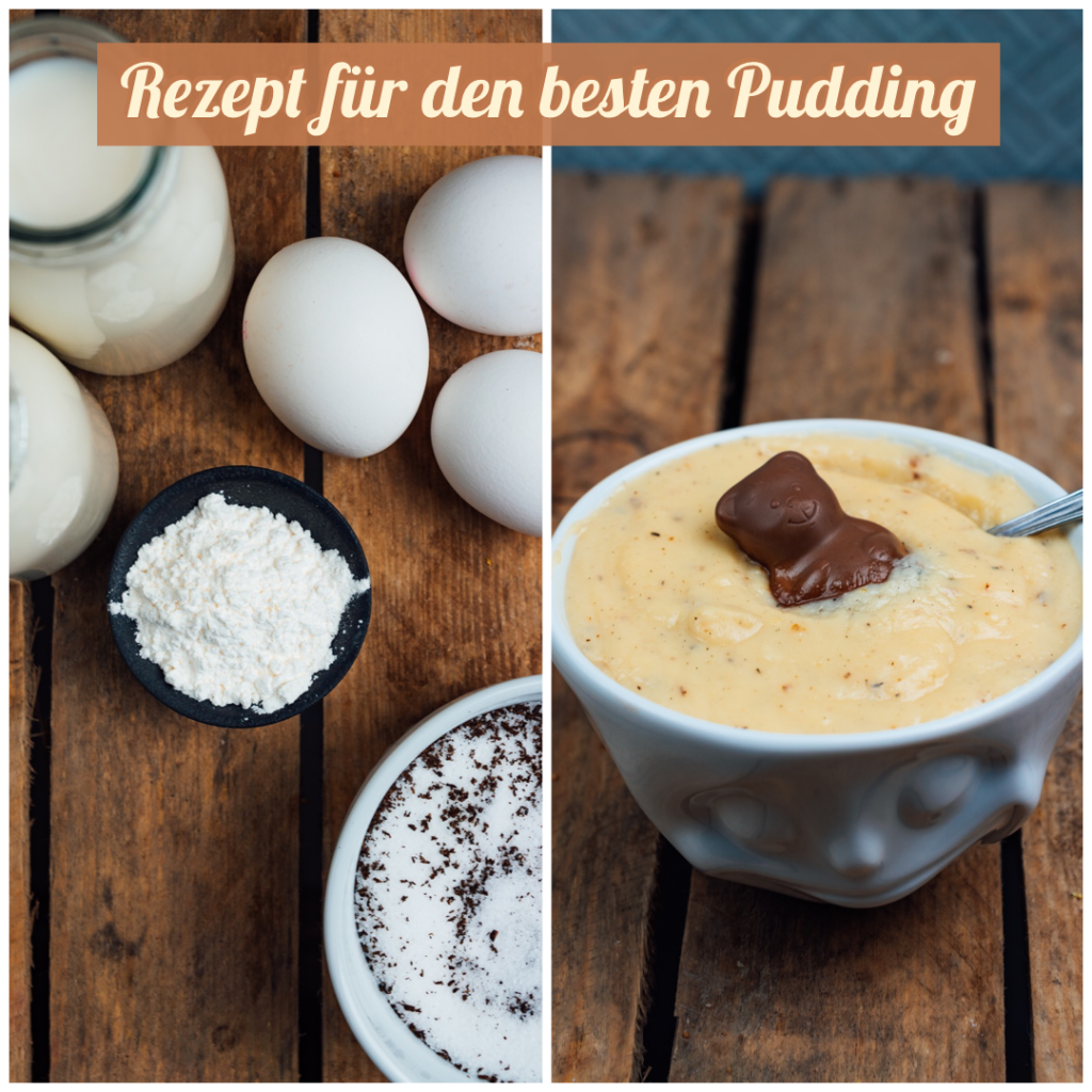 Grafik | Selbstgemachter Pudding | Rezept für leckeren Pudding
