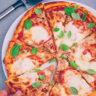 Italienische Pizza Leicht Und Schnell Zuhause Gebacken