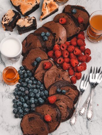 Pfannkuchen mit Schokolade | Schokoladen Pfannkuchen | Pancakes