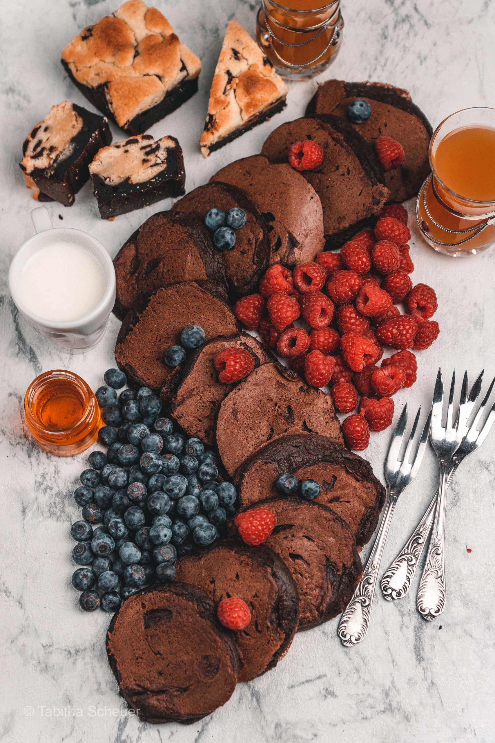 Rezept für Schokoladen Pfannkuchen | mariashealthytreats Blog